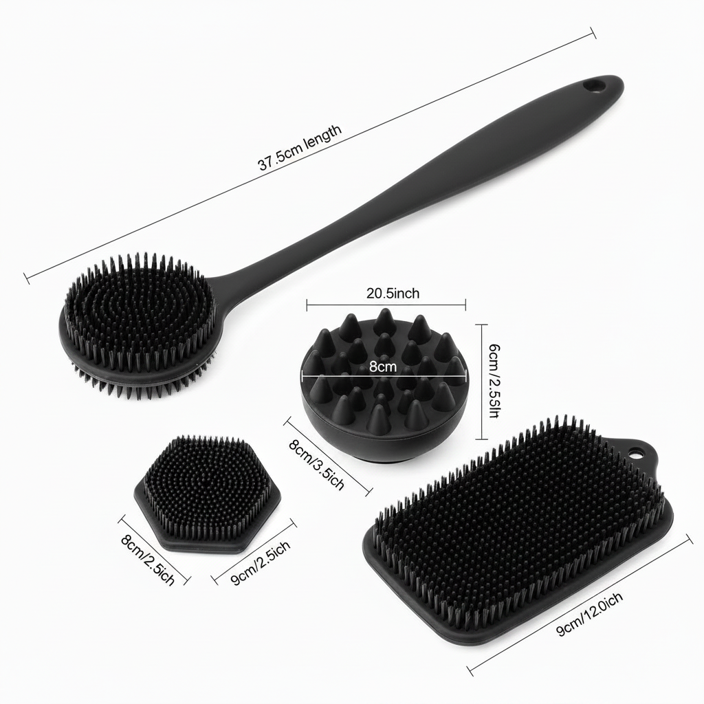 DeepClean Silicone Brush Kit