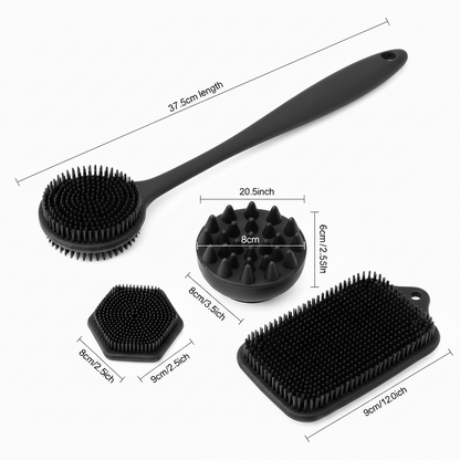 DeepClean Silicone Brush Kit