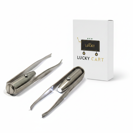 Tweezers with Lucky Cart Box